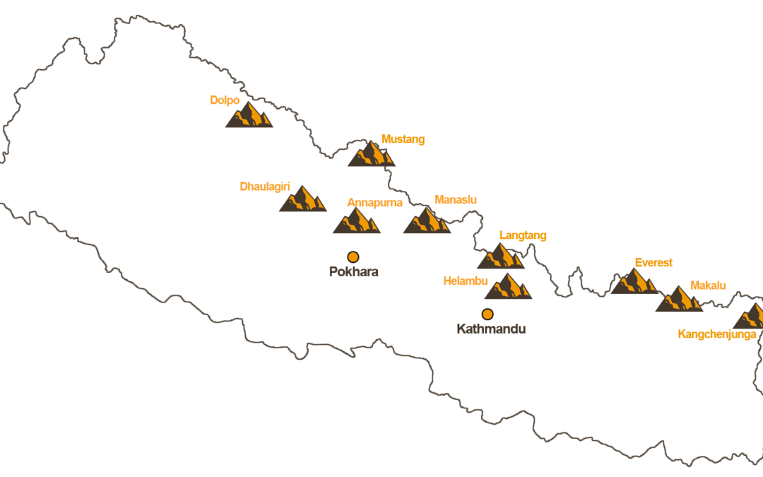 Les régions du népal